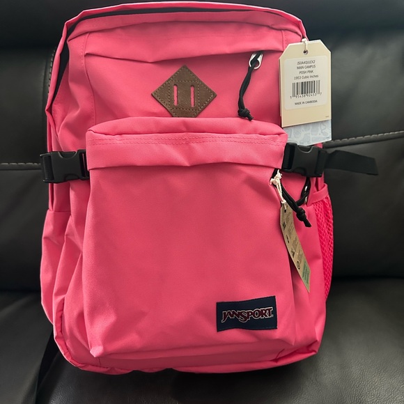 JanSport Bright Pink Backpack - Picture 1 of 5